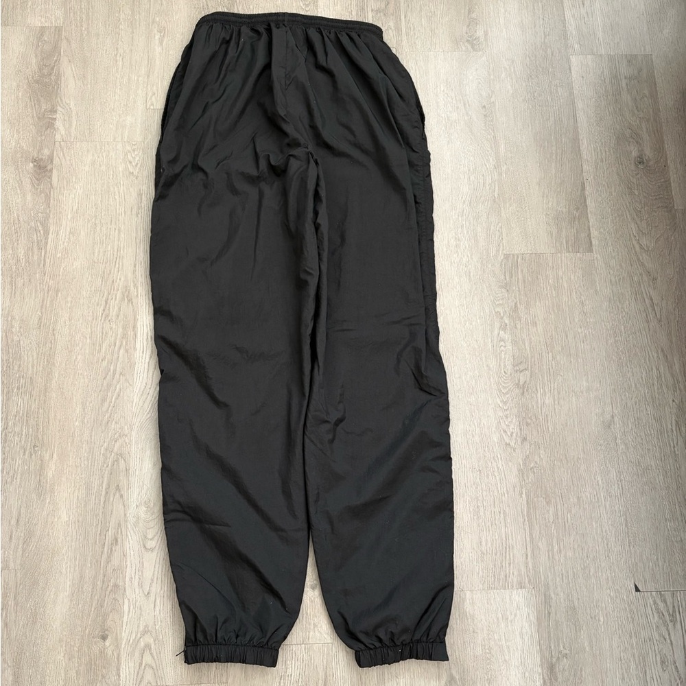 Vintage 90s Nike Men’s Black Nylon Joggers Track Pants Size Medium - Picture 4 of 4